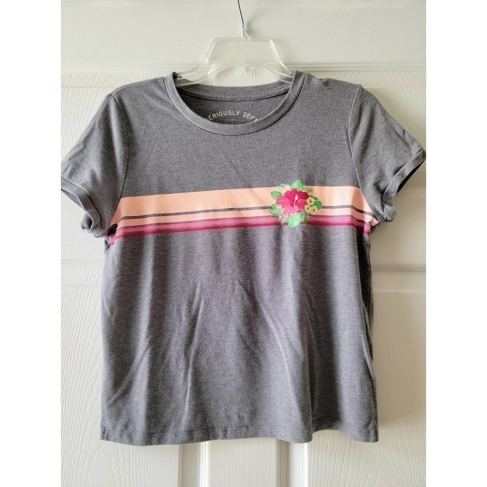 Aeropostale Seriously Soft Tee Gray Medium
